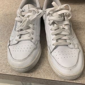 Adidas Continental 80 Lace Up Womens Sneakers Shoes Casual - White